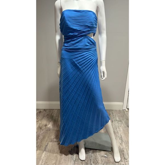 A.L.C. Blue Strapless Dress - Picture 9 of 13